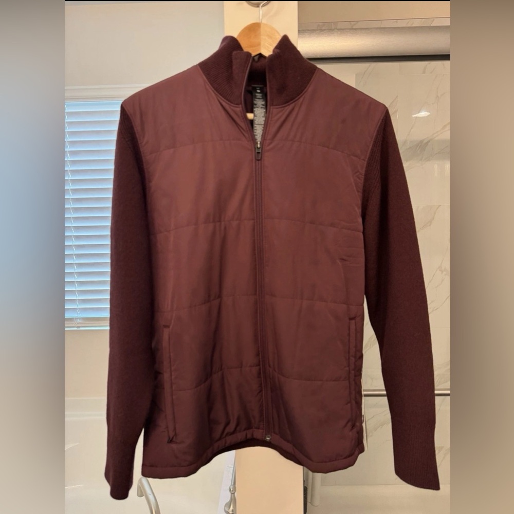 Lululemon Men’s Water Repellent Full Zip Jacket - S - NWT - Merino Wool